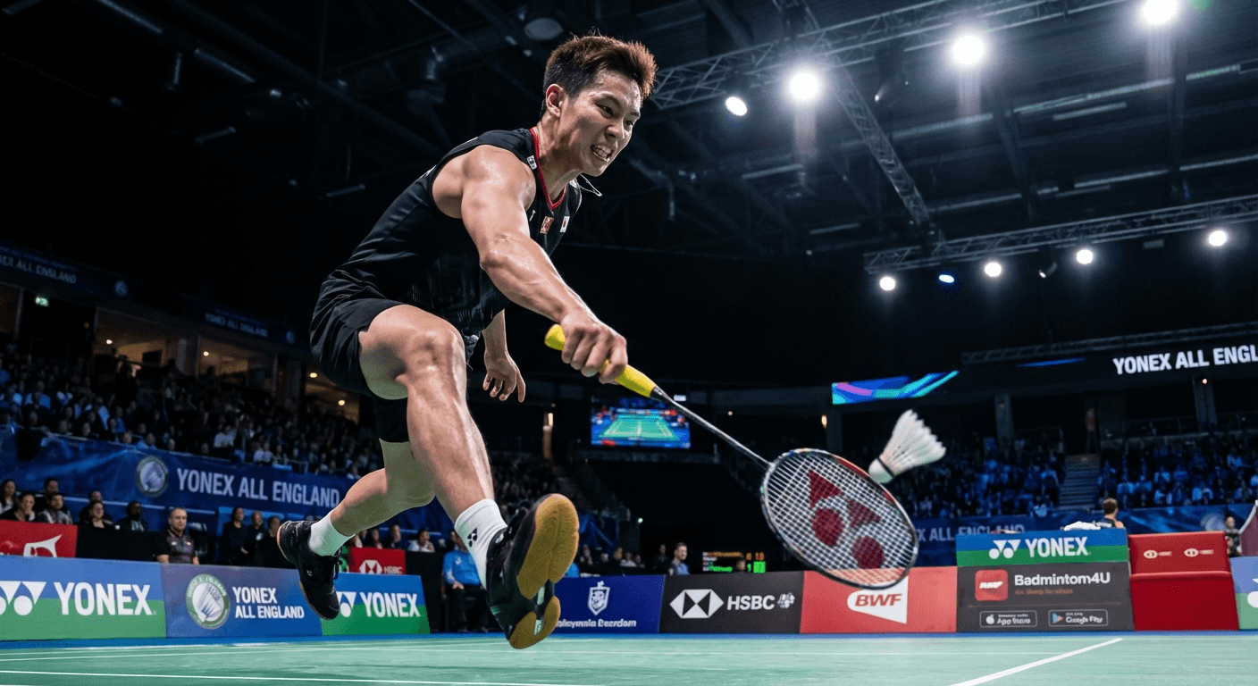 バドミントンのプッシュを沈めるコツ｜ネット際で決める3つのポイント