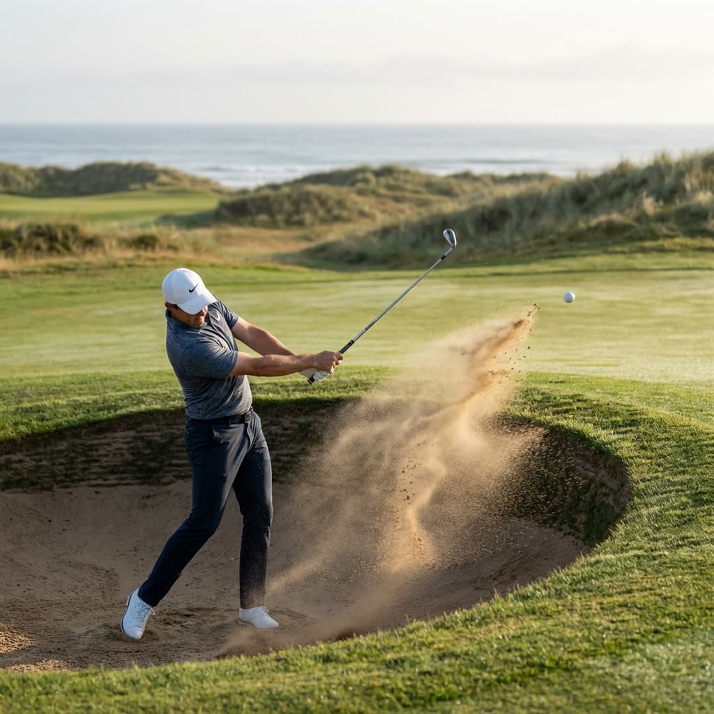 ゴルフのバンカーショットの打ち方｜AI分析で脱出成功率アップ