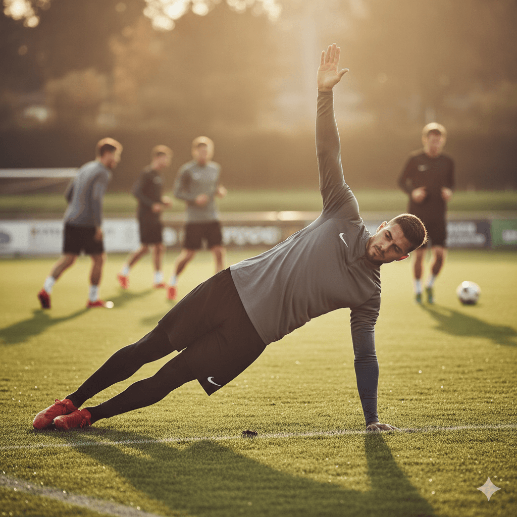 当たり負けしないサッカー体幹トレーニング5選｜ポジション別に強さを作る実践ガイド