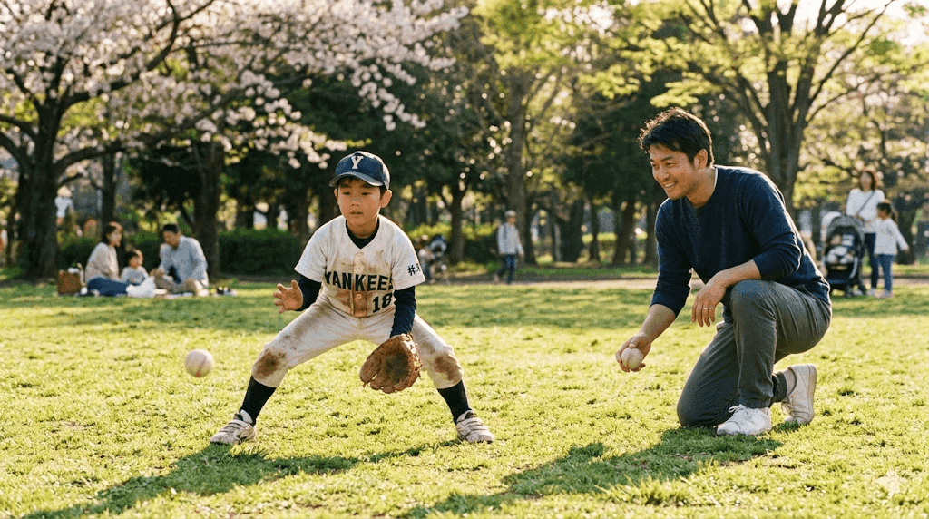 【少年野球】内野ゴロの基本!捕球姿勢とバウンドを合わせるコツ