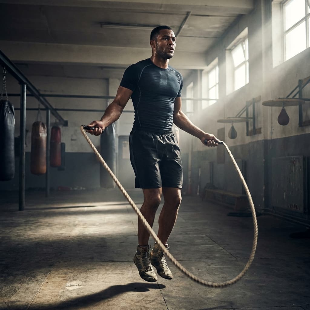 ボクシング縄跳びのやり方|足を軽くするフットワーク強化法