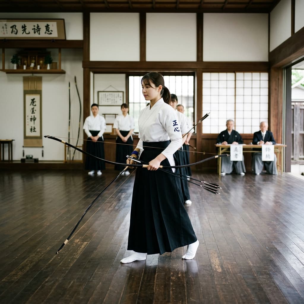 弓道の審査対策完全ガイド|初段〜参段の合格基準・体配・筆記試験のポイント
