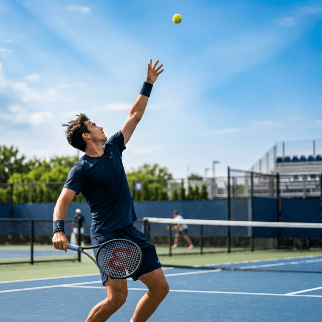テニスのサーブトスを安定させるコツ|ブレないトスアップとAI活用法