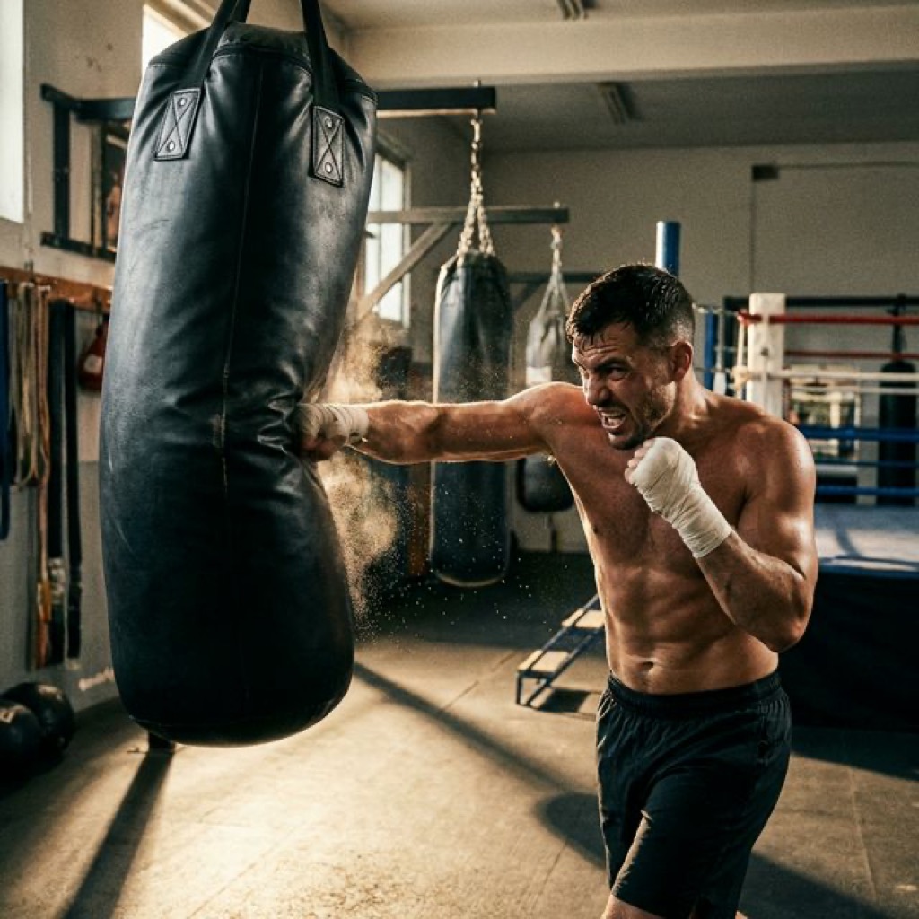 ボクシングのサンドバッグ打ちメニュー｜初心者〜上級者まで使えるラウンド別練習法と消費カロリー
