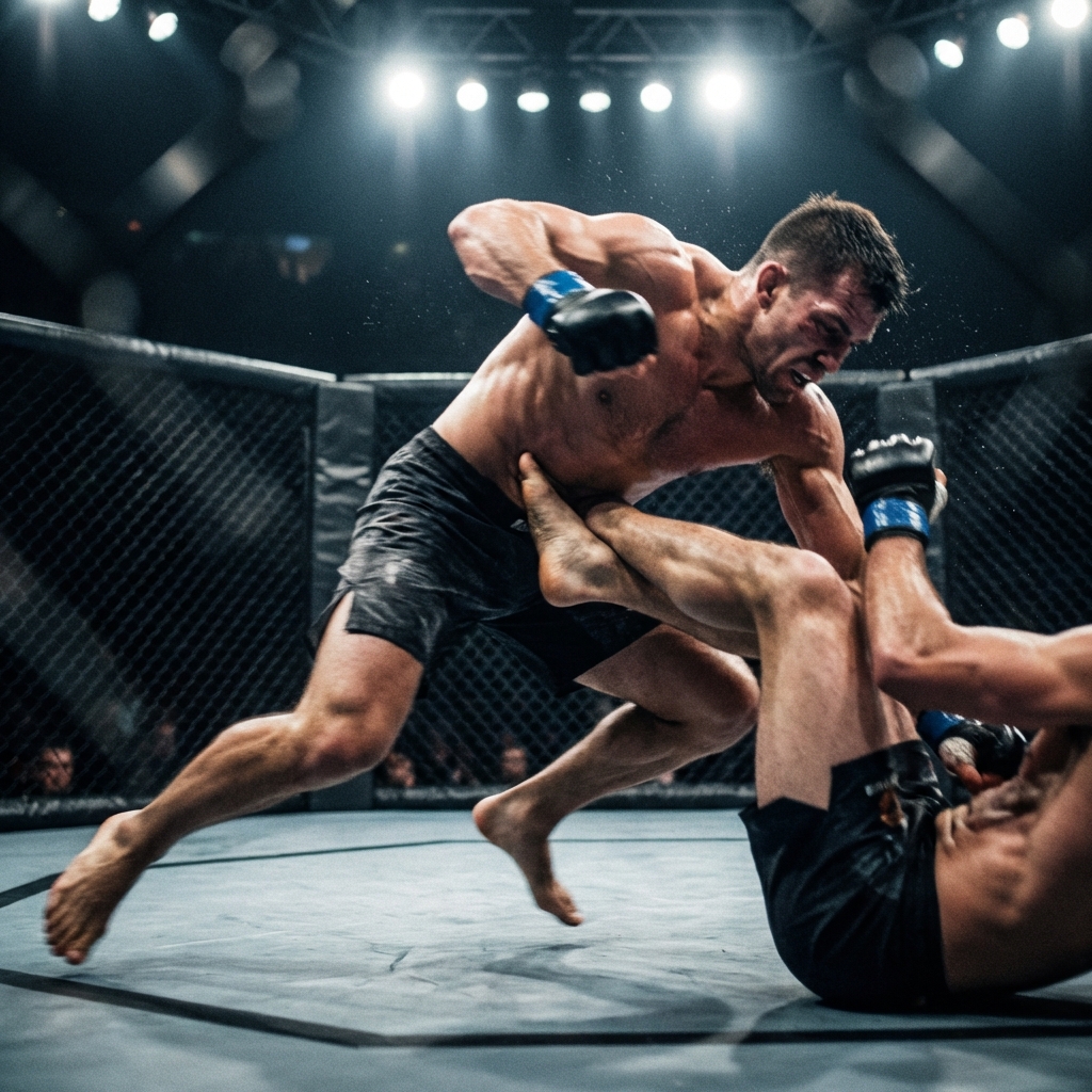 MMAテイクダウン（タックル）の科学｜打撃からのセットアップと重心操作の生体力学