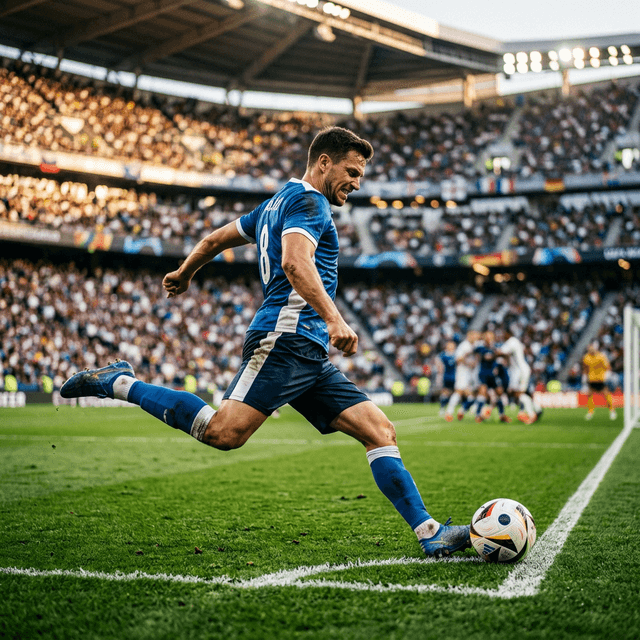 サッカーのコーナーキック(CK)でヘディングを合わせる動き方とマークの外し方