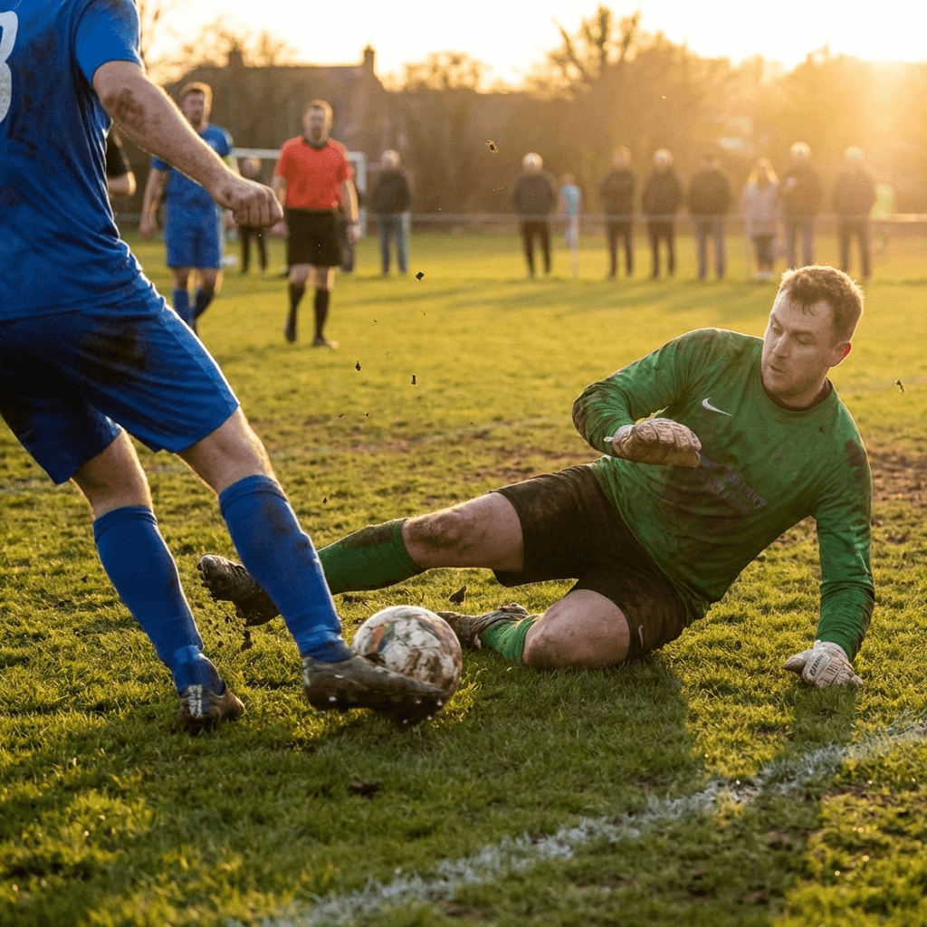 サッカーGKの1対1対応ガイド｜飛び込まないセービング練習