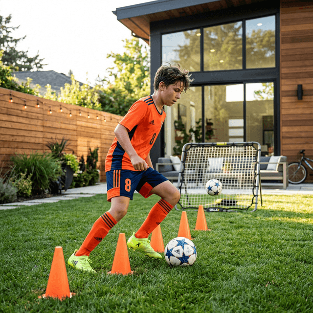 サッカー家の中での自主練メニュー完全ガイド！マンションでも騒音ゼロで上達する練習法