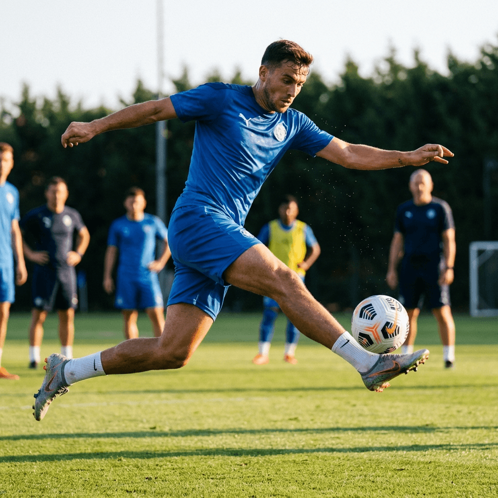 サッカートラップで弾かないコツ|クッションコントロール練習