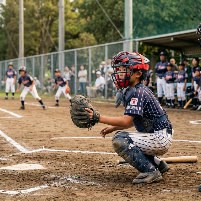 少年野球キャッチャーの練習法【完全ガイド】小学生向け捕球・送球・配球のコツ